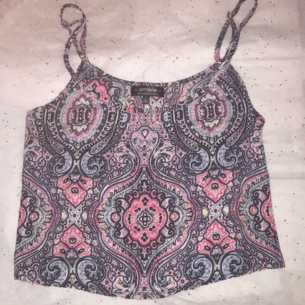 Spaghetti Strap Crop Top